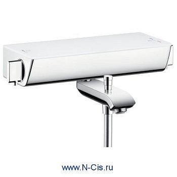 Hansgrohe 13141400 Термостат для ванны белый хром Ecostat S в Астрахани